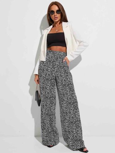 Брюки-палаццо женские на резинке