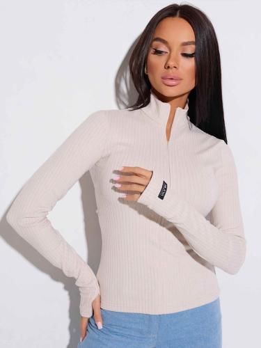 Лонгслив женский базовый