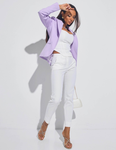 Брюки женские офисные, белые