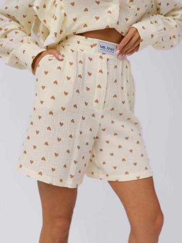 Шорты женские 25029/1, бежевый