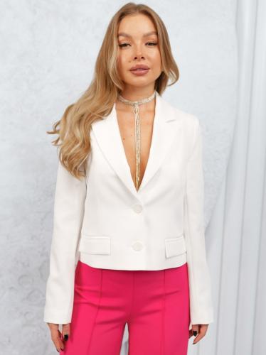 Жакет женский укороченный приталенный