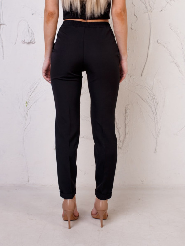 Брюки женские офисные классические, черные