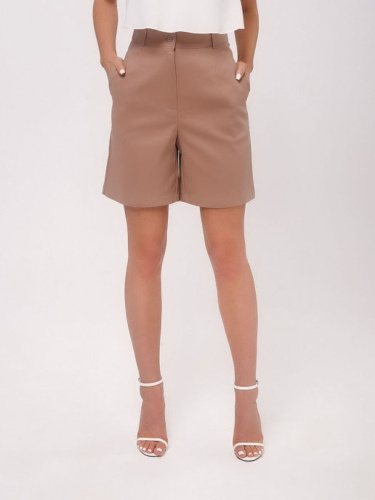 Шорты женские классические, кофейные