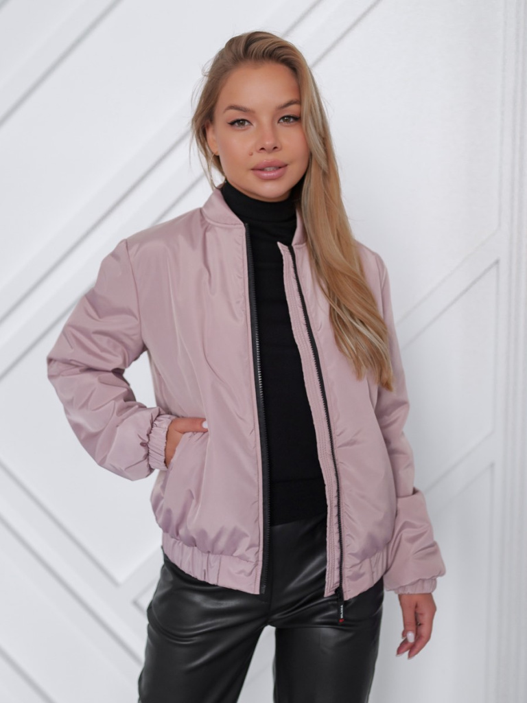 Бомбер женский утепленный фото