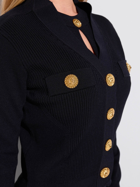 Костюм женский трикотажный с платьем и жакетом