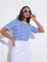 Футболка женская полосатая