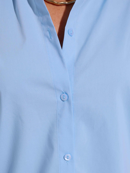 Рубашка женская оверсайз, светло-голубая