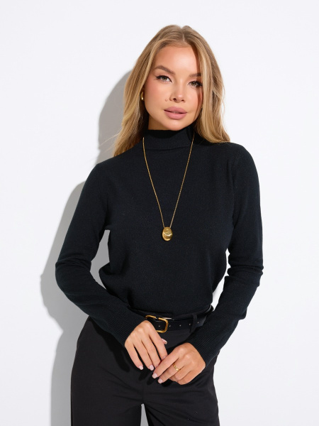 Джемпер классический с горлом