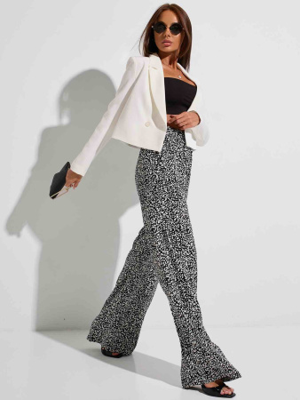 Брюки-палаццо женские на резинке