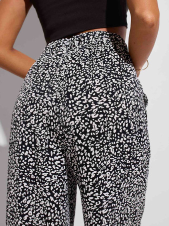 Брюки-палаццо женские на резинке