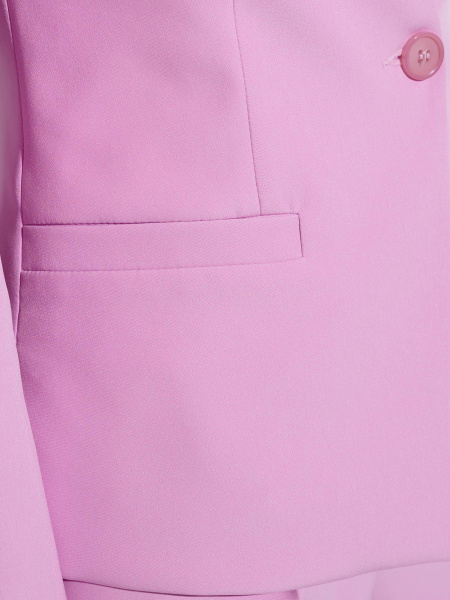 Жакет женский приталенный, розово-лавандовый