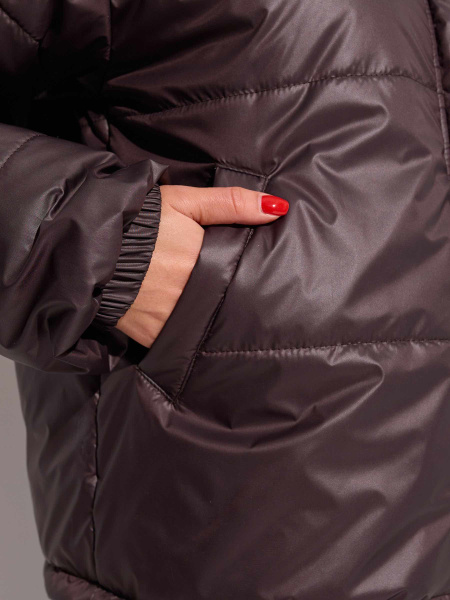 Куртка демисезонная, горький шоколад