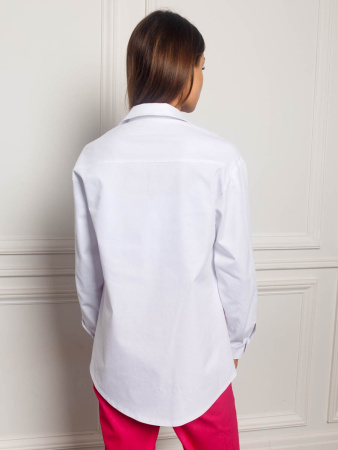 Куртка женская джинсовая с накладными карманами