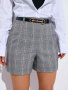 Шорты женские в клетку