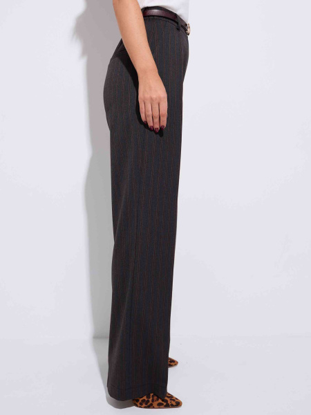 Женские брюки-палаццо в полоску