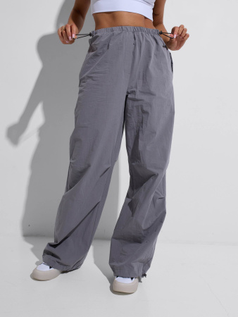Брюки-баллоны спортивные женские, серые