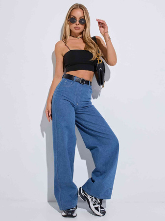 Топ женский базовый на бретельках, черный