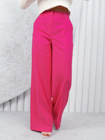 Брюки-палаццо женские из вискозы, фуксия