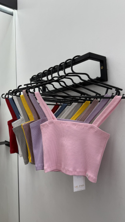 Топ базовый кашкорсе, темно-розовый 