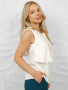 Топ женский классический с воланом