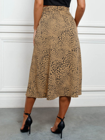 Юбка-миди с разрезом