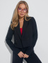 Жакет женский укороченный двубортный