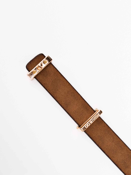 Ремень кожаный натуральный классический, черный