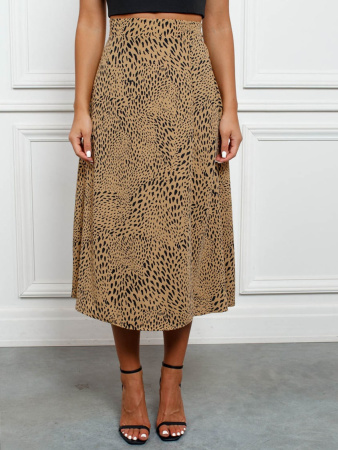 Юбка-миди с разрезом