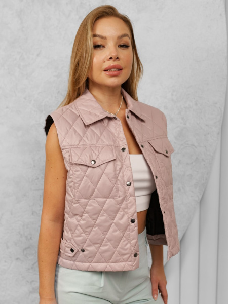 Жилет женский стеганый утепленный