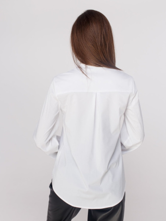 Блузка женская с воротником-стойкой