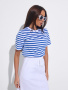 Футболка женская полосатая