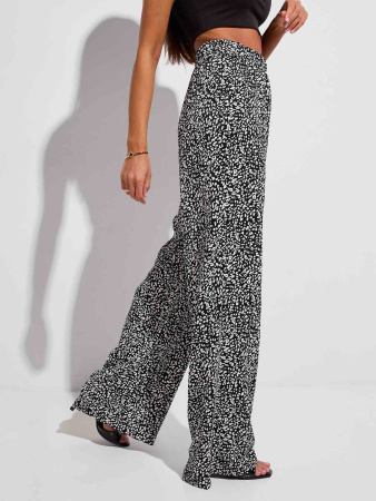 Брюки-палаццо женские на резинке