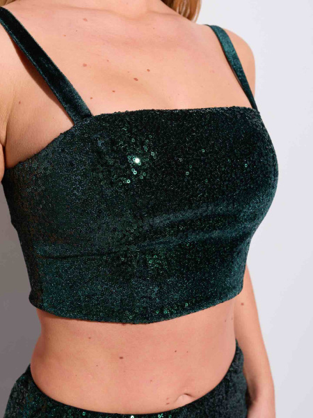 Топ женский с пайетками