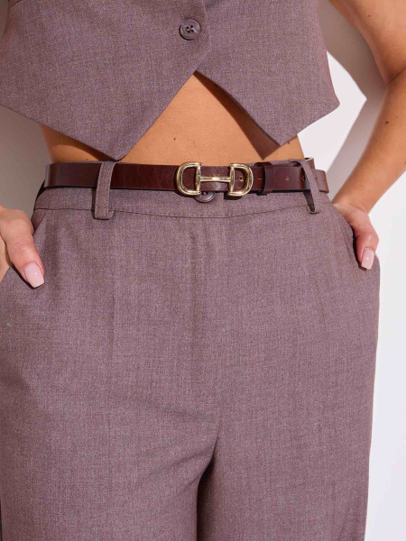 Женские брюки-палаццо из вискозы, капучино