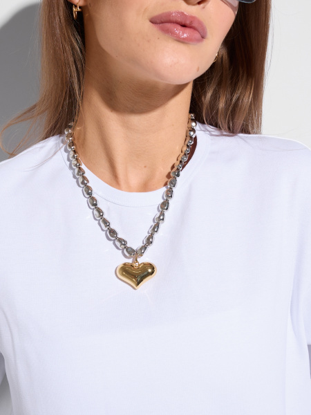 Футболка женская оверсайз базовая, белая