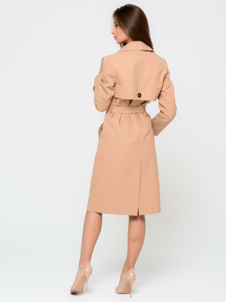 Тренч женский с отлетной кокеткой классический 