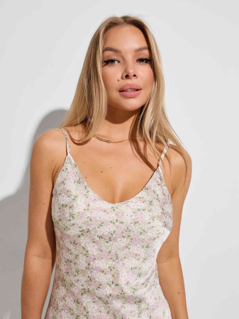 Платье-комбинация женское на регулируемых бретельках