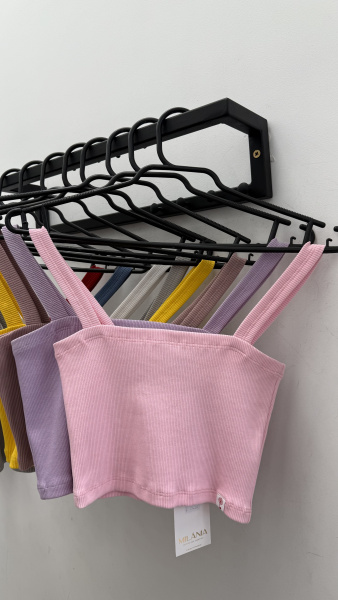 Топ базовый кашкорсе, светло-розовый