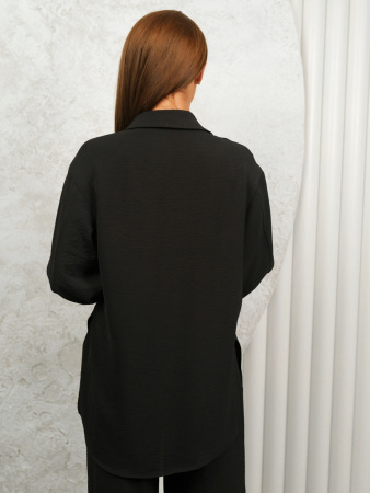 Рубашка женская с накладными карманами