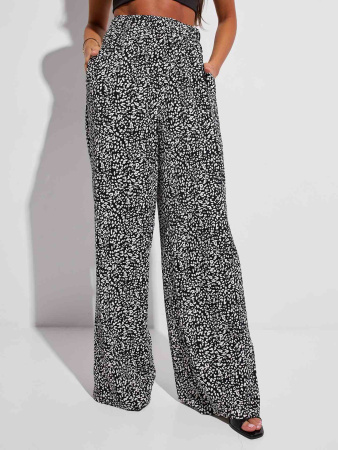 Брюки-палаццо женские на резинке