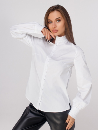 Блузка женская с воротником-стойкой