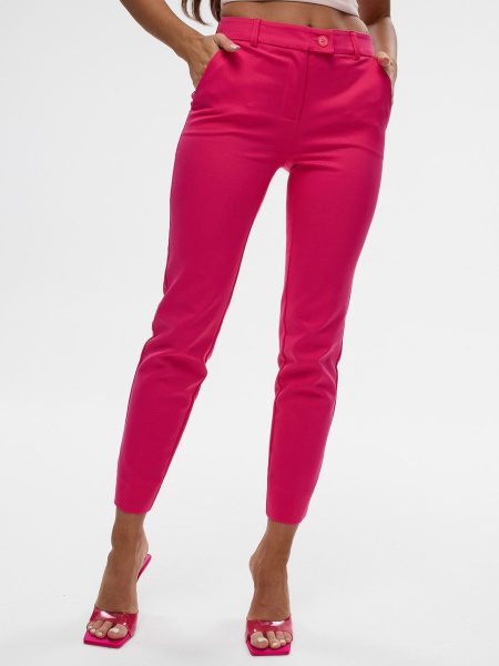 Брюки женские офисные, фуксия