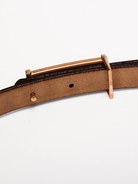 Ремень кожаный натуральный, черный