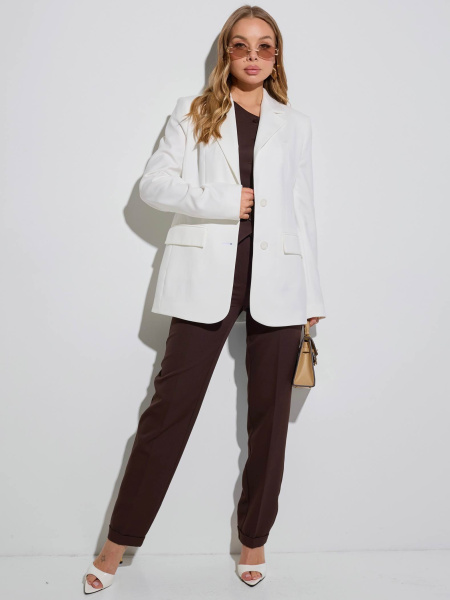 Жакет женский 25407, белый