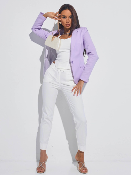 Брюки женские офисные, белые