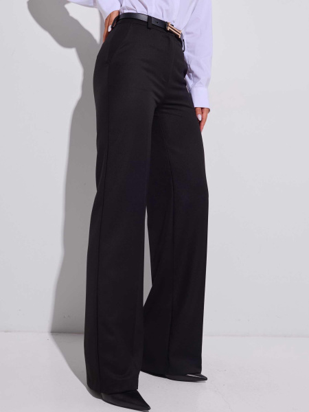 Брюки классические из вискозы, черные