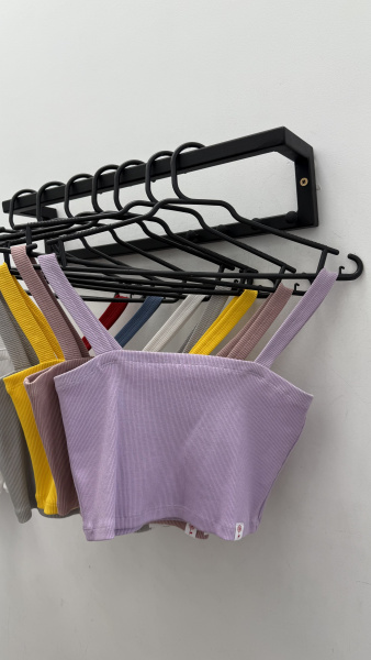 Топ базовый кашкорсе, сиреневый