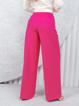 Брюки-палаццо женские из вискозы, фуксия