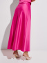 Атласная юбка-макси