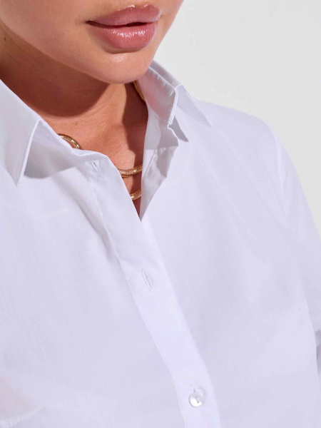 Рубашка женская укороченная из хлопка